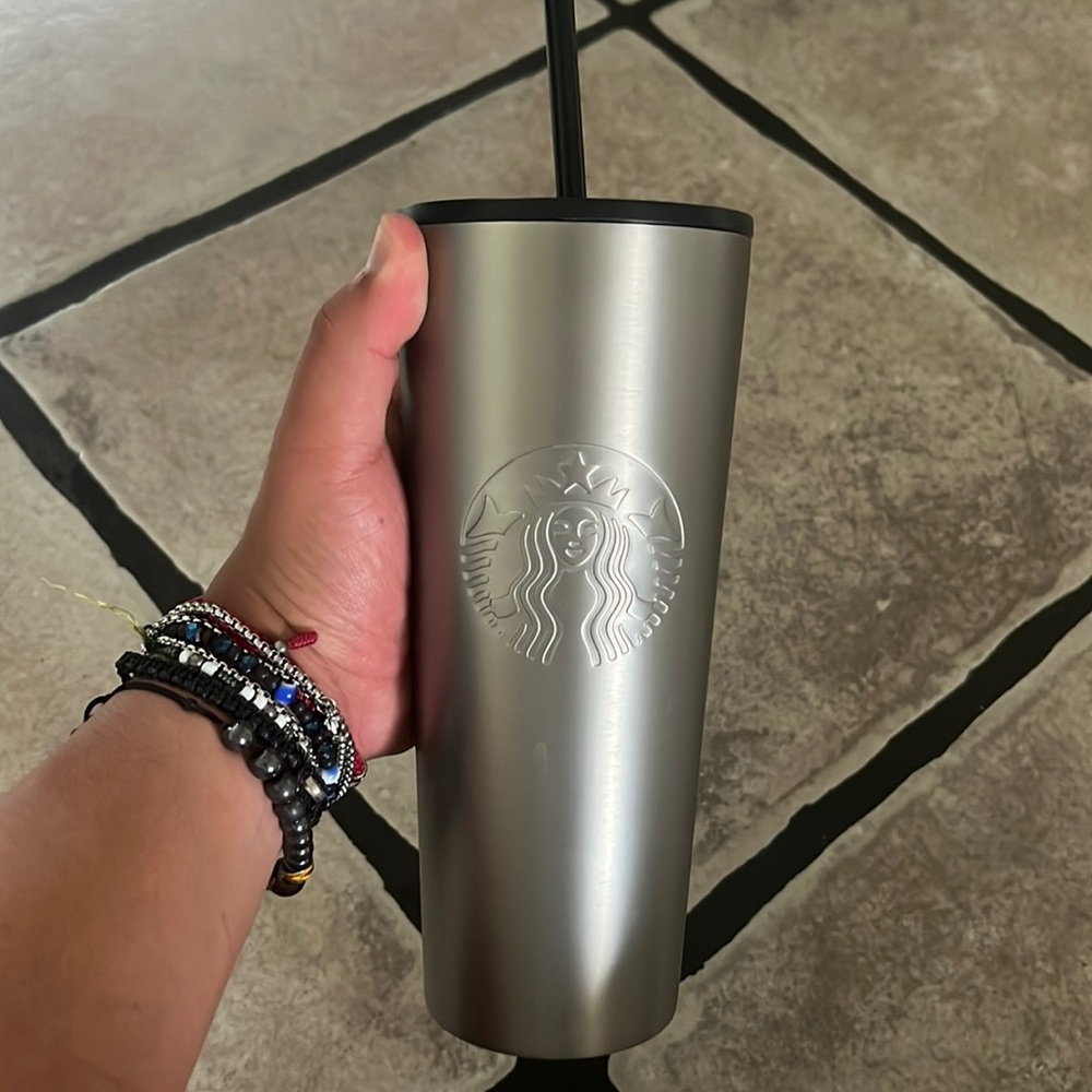 New grey Starbucks venti cup